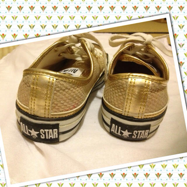 CONVERSE(コンバース)のGOLD★ALL★STAR値下げ レディースの靴/シューズ(スニーカー)の商品写真