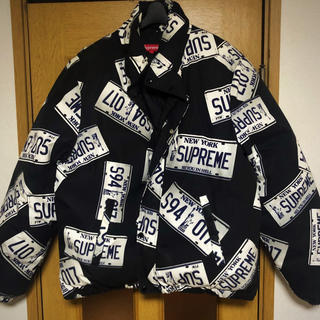 シュプリーム(Supreme)のsupreme License Plate Puffy Jacket 【XL】(ダウンジャケット)