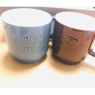 ディーンアンドデルーカ(DEAN & DELUCA)のmaison de famille ペアマグカップ(グラス/カップ)