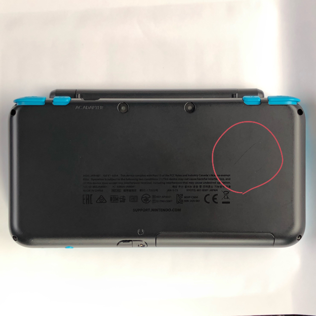 ニンテンドー2DS(ニンテンドー2DS)の【セール】2DSLL ブラック／ターコイズ エンタメ/ホビーのゲームソフト/ゲーム機本体(携帯用ゲーム機本体)の商品写真