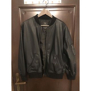 ダブルクローゼット(w closet)のwcloset フェイクレザーブルゾン(ブルゾン)