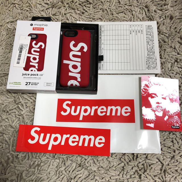 Supreme mophie iphone 8 juice pack airスマホ/家電/カメラ