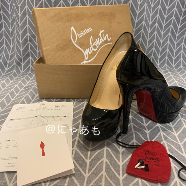 Christian Louboutin(クリスチャンルブタン)の超美品‼️クリスチャンルブタン パンプス ビアンカ 140 パテント エナメル レディースの靴/シューズ(ハイヒール/パンプス)の商品写真