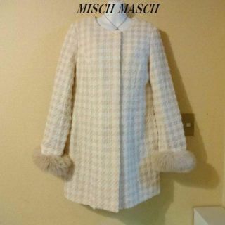 ミッシュマッシュ(MISCH MASCH)のMISCH MASCHミッシュマッシュ♡ホワイトラメゴールドコート(ロングコート)