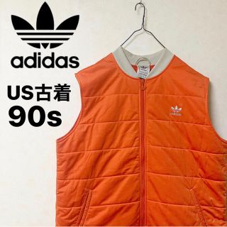 アディダス(adidas)のダウンベスト　adidas　オーバーサイズ　90s　アメリカ古着　レア(ベスト)