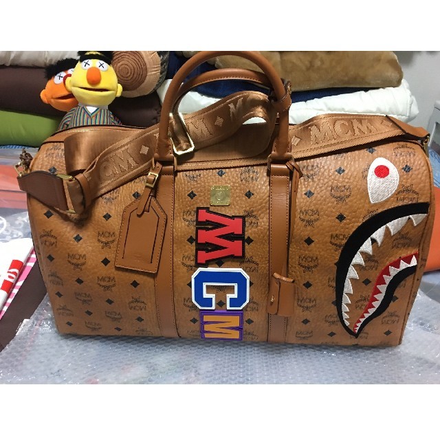 MCM BAPE ショルダーバック