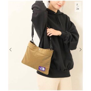 ザノースフェイス(THE NORTH FACE)の新品タグ付★ザ・ノースフェイス パープルレーベル　コーデュロイ ショルダーバッグ(ショルダーバッグ)