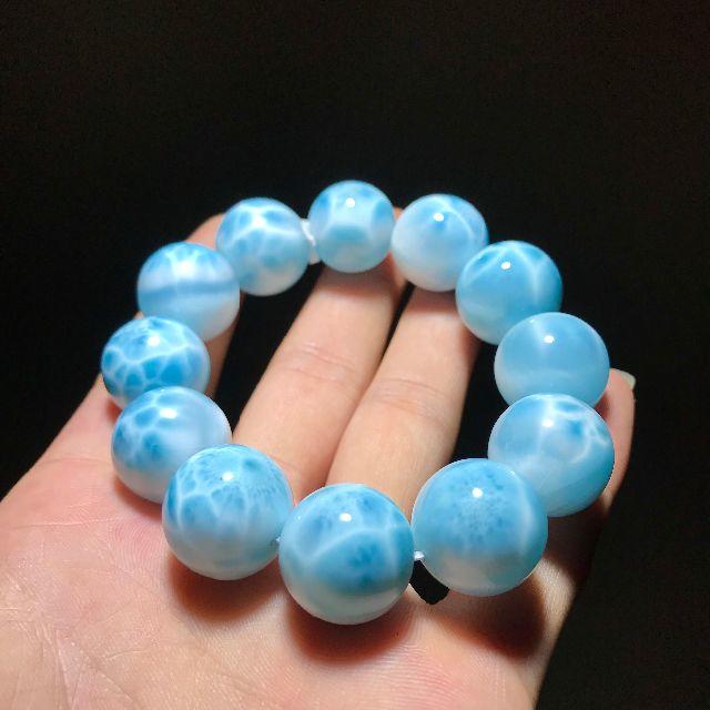 極上美品♡ ♡ドミニカ産ラリマーブレスレット tivicr.com