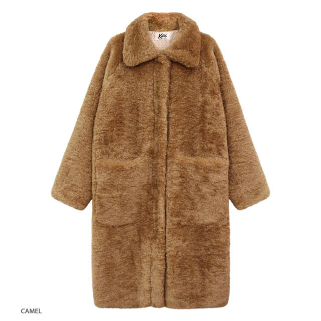 【Katie】Teddy Fur Long Coat ♡ジャケット/アウター