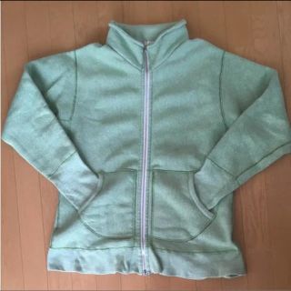 SPRUCE - SPRUCE スプルース　ジップアップ スウェット　グリーン　杢　XL