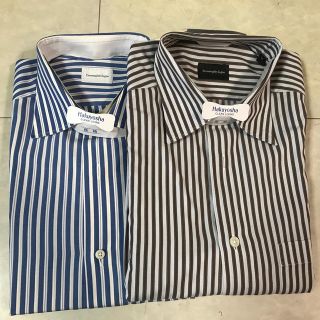 エルメネジルドゼニア(Ermenegildo Zegna)のゼニアワイシャツ　2枚セット(シャツ)