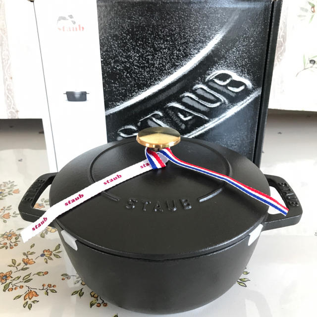 Juneさま専用です。【新品】STAUB Wa-NABE M black - 鍋/フライパン