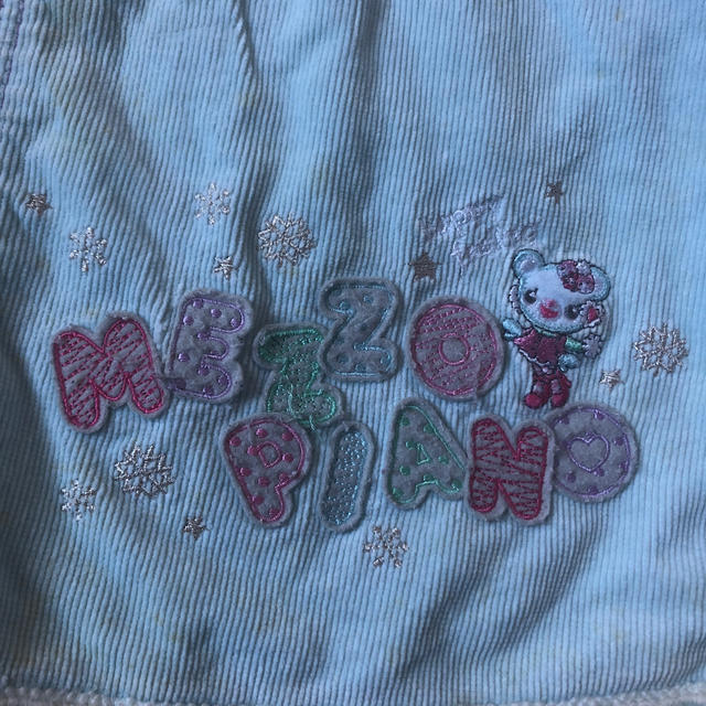 mezzo piano(メゾピアノ)のMEZZO PIANOジャンパースカート キッズ/ベビー/マタニティのキッズ服女の子用(90cm~)(スカート)の商品写真