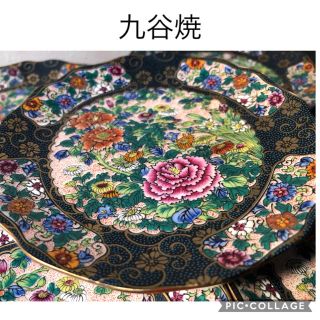 九谷焼☆九谷正峰☆錦絵☆4号銘々皿☆未使用☆5枚(食器)