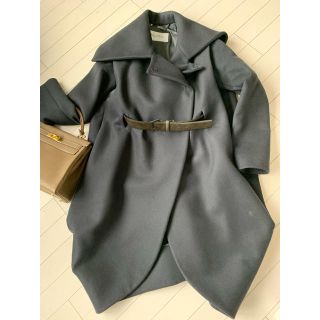 マックスマーラ(Max Mara)のMaxMara 最高級白タグ　コート　drawer Hermes シクラス(ロングコート)