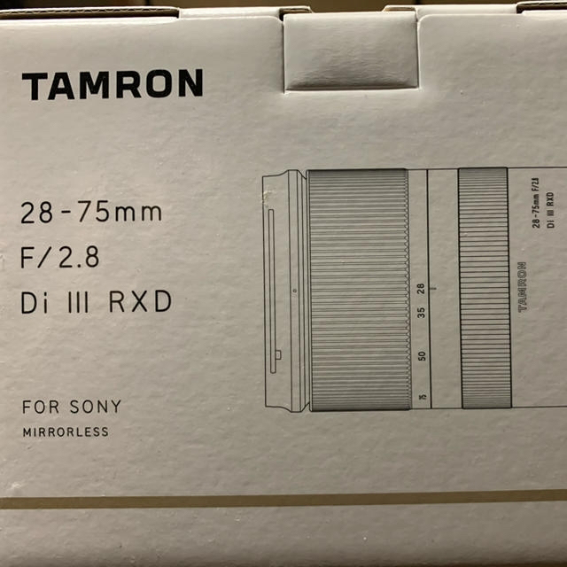 TAMRON(タムロン)の28-75mm F/2.8 Di III RXD スマホ/家電/カメラのカメラ(ミラーレス一眼)の商品写真