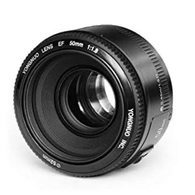 【美品】 Canon用 単焦点レンズ 50mm f1.8