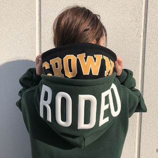 ロデオクラウンズワイドボウル(RODEO CROWNS WIDE BOWL)のお買い得♪グリーン 年末サニー恒例ファイナルダイナミックスペシャルセール対象商品(パーカー)