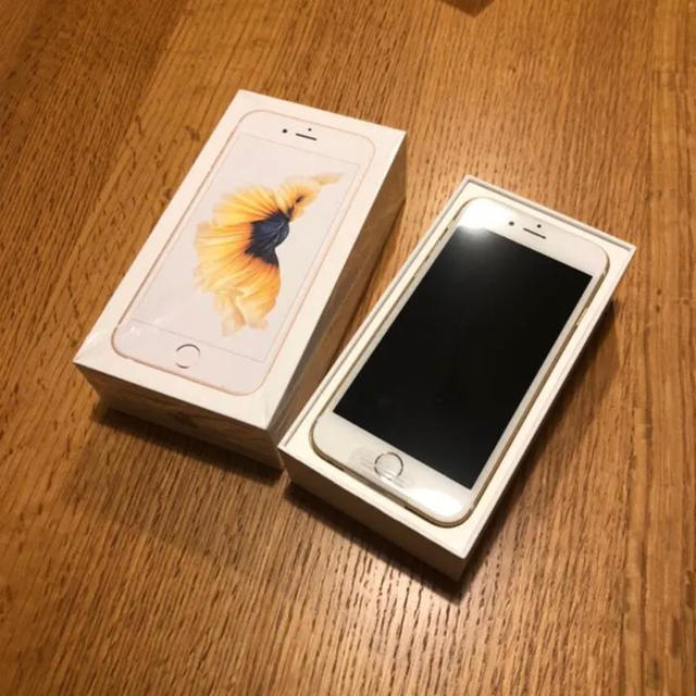 新品 未使用 iPhone 6s Gold 32GB SIMフリースマートフォン/携帯電話