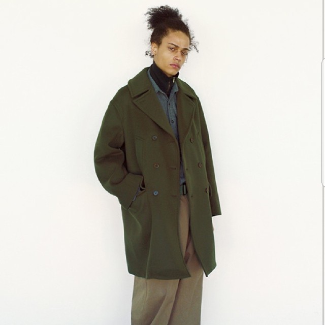 オーラリー/AURALEE  BEAVER MELTON P-COAT