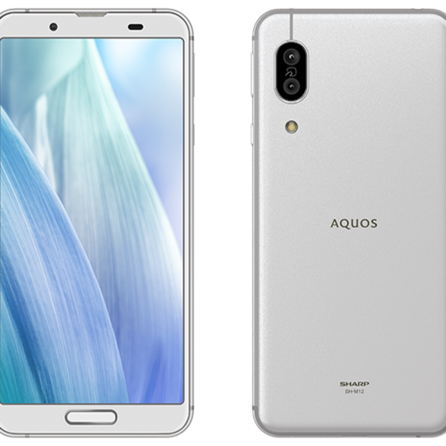 直売オーダー AQUOS sense3 SH-M12 シルバーホワイト SIMフリー ...