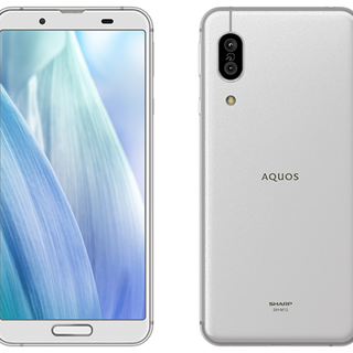 アクオス(AQUOS)のAQUOS sense3 SH-M12 シルバーホワイト SIMフリー(スマートフォン本体)