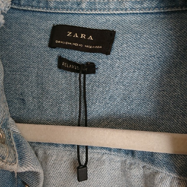 ZARA(ザラ)のZARA デニム ジャケット メンズのジャケット/アウター(Gジャン/デニムジャケット)の商品写真