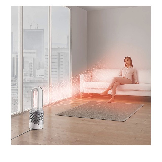 Dyson(ダイソン)の ホットアンドクール　Pure Hot + Cool   HP03IB  ブルー スマホ/家電/カメラの冷暖房/空調(ファンヒーター)の商品写真