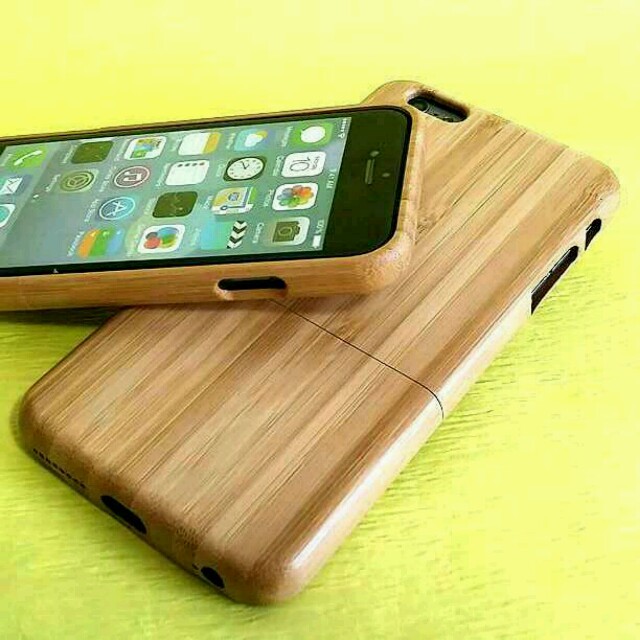 iPhone6 木製ケース ウッドケース スマホ/家電/カメラのスマホアクセサリー(モバイルケース/カバー)の商品写真