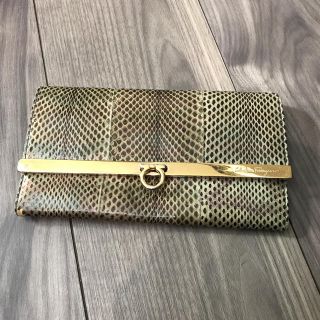 サルヴァトーレフェラガモ(Salvatore Ferragamo)のN様専用！フェラガモ ヘビ皮 財布(長財布)