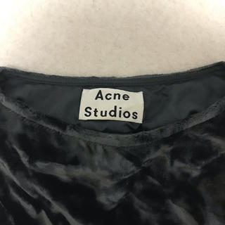 アクネ(ACNE)の新品 未使用 Acne Studios アクネ ワンピース ベルベット(ひざ丈ワンピース)