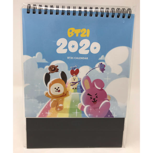 防弾少年団(BTS)(ボウダンショウネンダン)の2020カレンダー BT21 インテリア/住まい/日用品の文房具(カレンダー/スケジュール)の商品写真