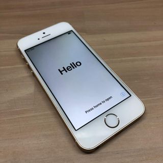 アイフォーン(iPhone)の★超特上品★ iPhone SE Gold 32GB UQ ケース付(スマートフォン本体)