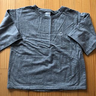 リー(Lee)のLEE☆リー 五分袖 ロンT グレー M 重ね着にも(Tシャツ(長袖/七分))