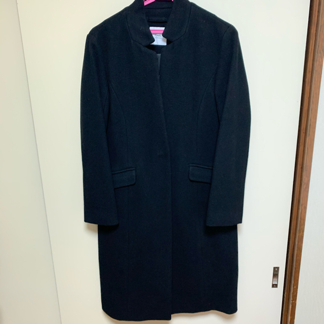ラムウール ノッチカラーコート チェスター レディースのジャケット/アウター(チェスターコート)の商品写真