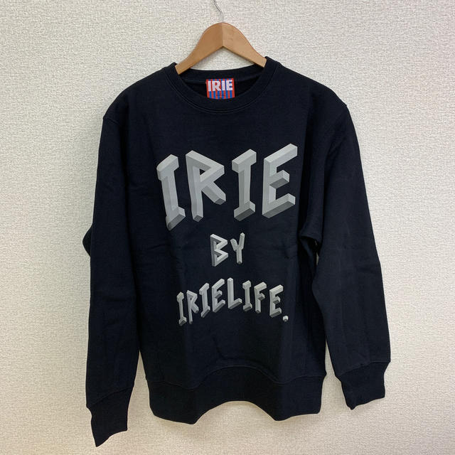IRIE LIFE(アイリーライフ)の◆新品未使用◆irie lifeトレーナー　ブラック　Lサイズ メンズのトップス(スウェット)の商品写真
