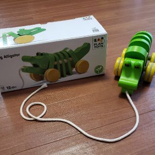 プラントイ(PLANTOYS)の　PLANTOYS　木製ワニのおもちゃ(知育玩具)