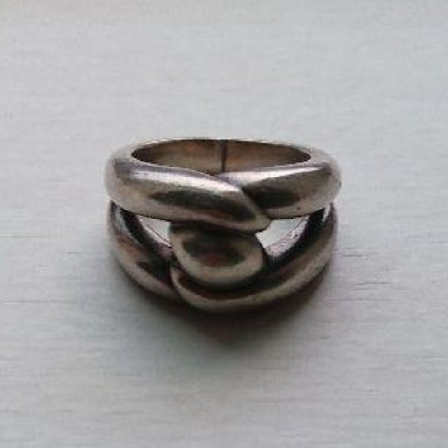 HERMES silver ring