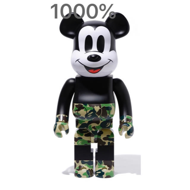 A BATHING APE(アベイシングエイプ)の1000% BE@RBRICK BAPE MICKEY MOUSE エンタメ/ホビーのフィギュア(その他)の商品写真