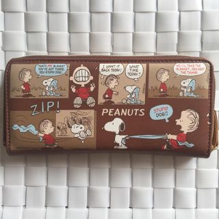 スヌーピー(SNOOPY)のラスト2点❗️新品❗️スヌーピー ウォレット 長財布 ブラウン(財布)