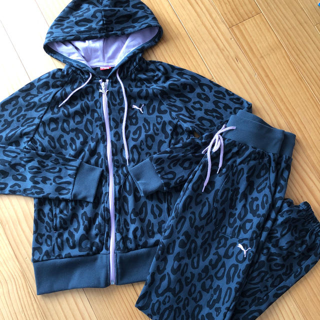 PUMA - PUMA☆プーマ ジャージ セットアップ レディースL ヒョウ PUMA - PUMA☆プーマ ジャージ セットアップ レディースL ヒョウ