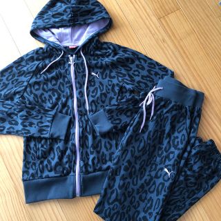 プーマ(PUMA)のPUMA☆プーマ ジャージ セットアップ  レディースL ヒョウ柄 スウェット(セット/コーデ)