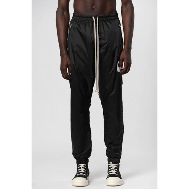 Rick Owens Black Nylon Track Pants リック-