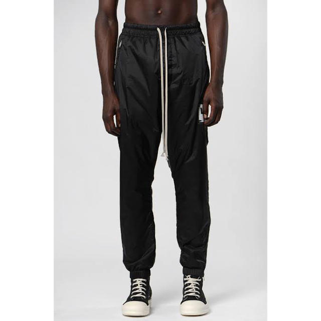 Rick Owens Black Nylon Track Pants リック