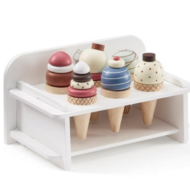 gelato pique(ジェラートピケ)のキッズコンセプト 木製アイスクリームバー おもちゃ 新品 キッズ/ベビー/マタニティのおもちゃ(知育玩具)の商品写真