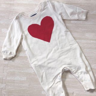 ベビーギャップ(babyGAP)のベビーギャップ  ニット ロンパース 美品(ロンパース)