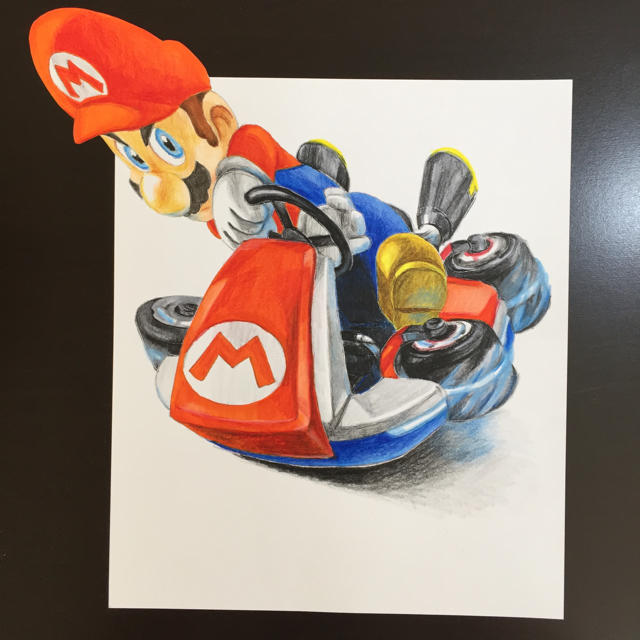 マリオカート 3dイラスト トリックアートの通販 By タケ ラクマ