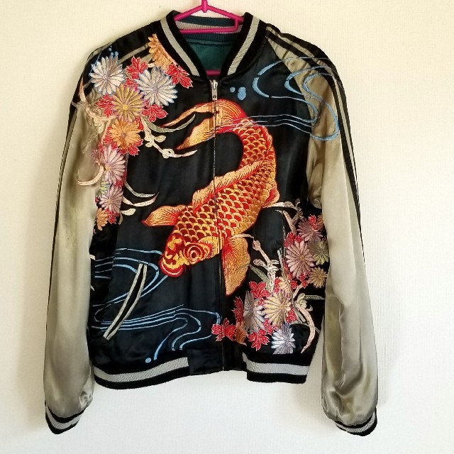 花旅楽団　リバーシブルスカジャン メンズのジャケット/アウター(スカジャン)の商品写真