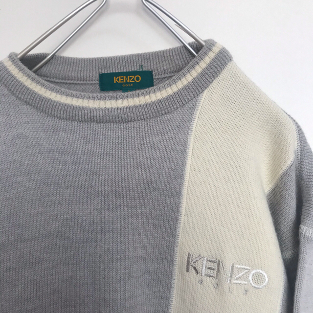 KENZO(ケンゾー)のvintage 古着　KENZO GOLF ケンゾー　ゴルフ　ニット メンズのトップス(ニット/セーター)の商品写真