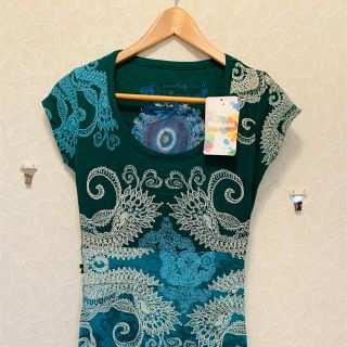 デシグアル(DESIGUAL)のデシグアル☆ワンピース　グリーン(ひざ丈ワンピース)